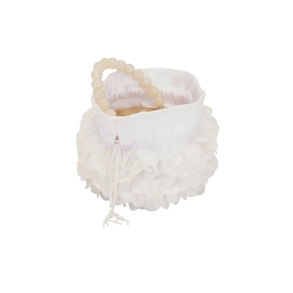 PatBO x REVOLVE x Nannacay Alyssa Bag in White New Womens Clutch Evening